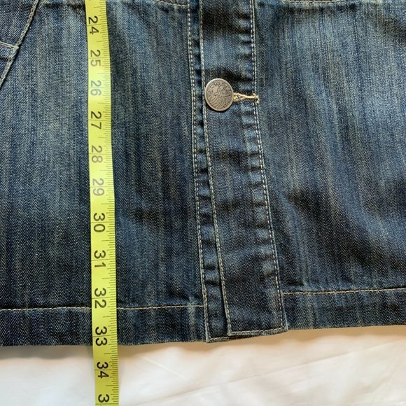 Platinum Gear Jean Denim Jacket Embellished Cowboy Western Ranchware 4XL NWOT - Picture 10 of 12